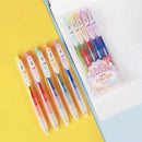 Zebra Sarasa Clip Marble Color Gel Pen - 5 Color Set