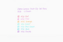 Zebra Sarasa Clip Milk Color Gel Pen