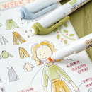 Zebra Mildliner Double Sided Highlighters - Mild Natural