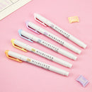 Zebra Mildliner Double Sided Highlighters - Mild Pastel