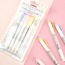 Zebra Mildliner Double Sided Highlighters - Mild Pastel